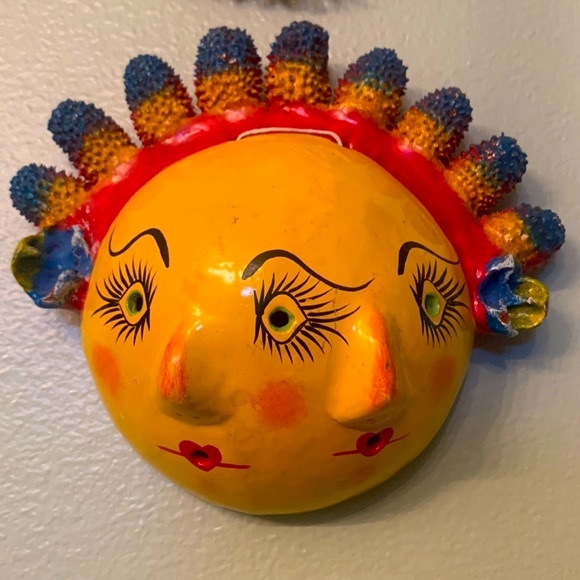 Other - Coconut Shell Hand Painted Kawaii Cute Luna Moon Art Set